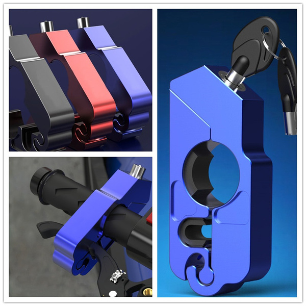 Motorcycle Locks Heavy Duty Anti Theft Handlebar Security Lock Handle