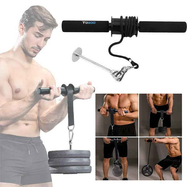 Wrist Roller Trainer Forearm Roller Exercise Wrist Forearm Strength