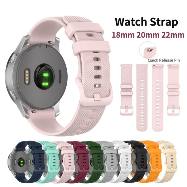 Watch band for GARMIN VIVOACTIVE 4S silicone 18 MM replacement