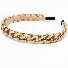 hairbandsforwomen, gold, Chain, Ornament
