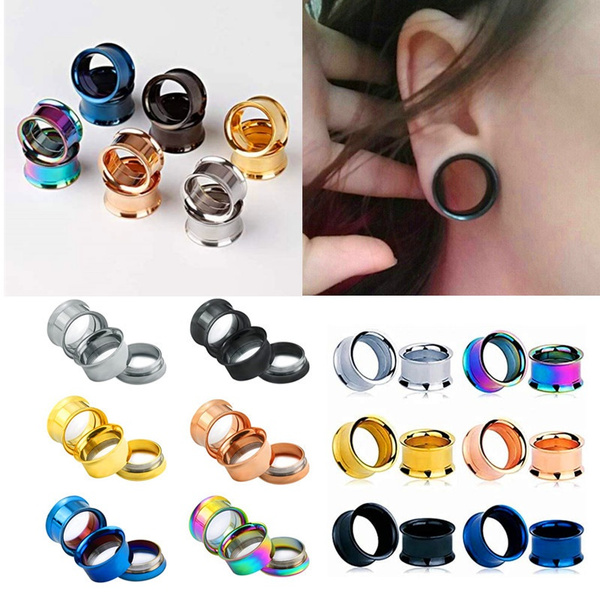 3mm deals tunnel earring