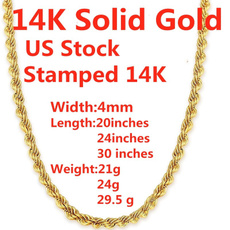yellow gold, Chain, gold, mens necklaces
