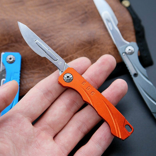 Pocket scalpel knife, folding scalpel knife