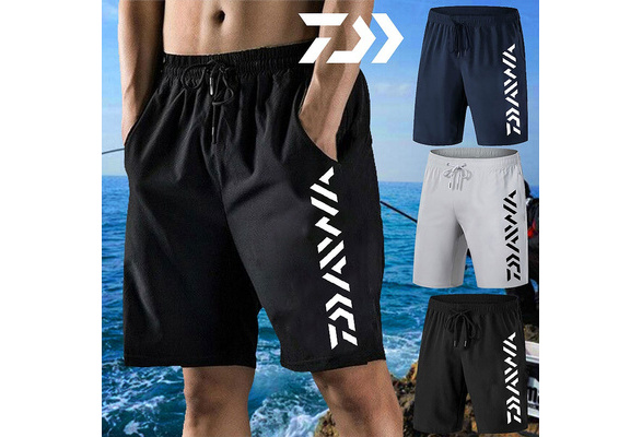 New DAIWA Fishing Clothing Men's Fashion Shorts Pants Summer Casual Jogging  Slim Fit Shorts Trousers Fishing Shorts