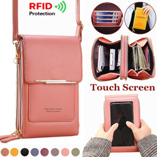 smallshoulderbag, Touch Screen, clutch purse, leather purse