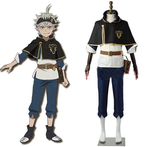 Anime Black Clover Asta Yuno Cosplay Costume Full Set Outfit Emperor Large 