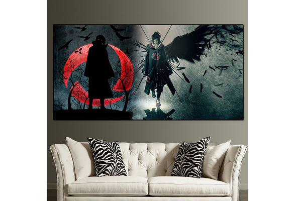 Naruto Uchiha Shisui Anime Canvas Art Poster Home Wall Decoration Painting  Bedroom Living Room Office Decoration Poster 08×12inch(20×30cm) :  : Home