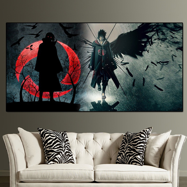 Naruto Uchiha Shisui Anime Canvas Art Poster Home Wall Decoration Painting  Bedroom Living Room Office Decoration Poster 08×12inch(20×30cm) :  : Home