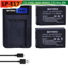 camerabattery, lpe17charger, canon, Battery