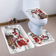 snowman, Bathroom, Mats, toiletmat