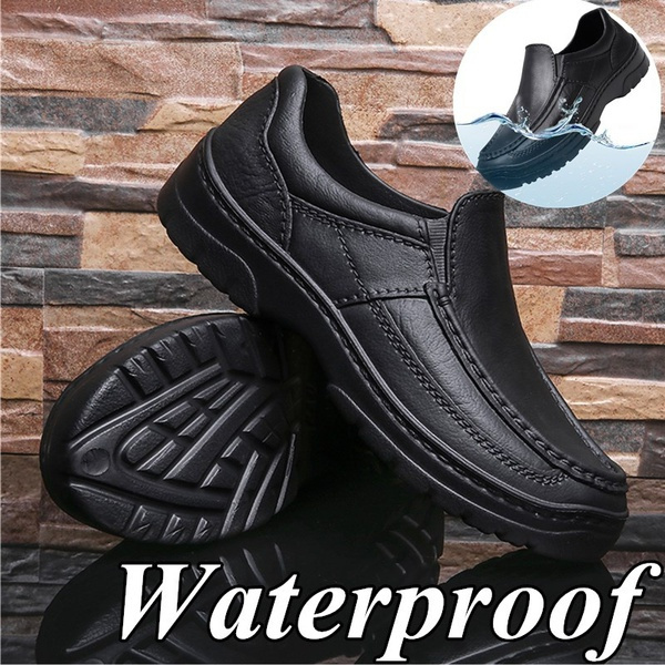 Men's Chef Shoes Kitchen Working Comfortable Protective Shoes EVA ...