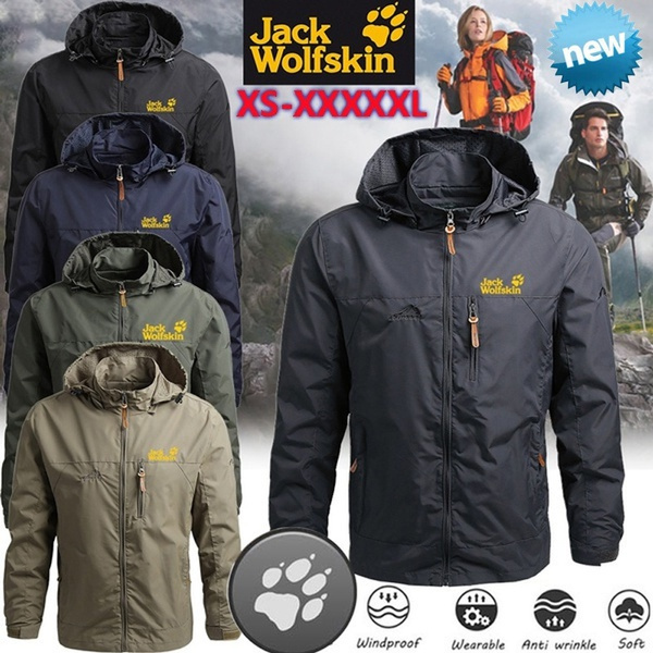 2022 New Jack Wolf Military Soft Shell Sailing Jacket Men's Windproof