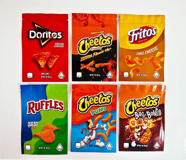 Wholesale Doritos Fritos Ruffles Customized Snack Edibles Packaging