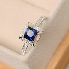 Blues, DIAMOND, wedding ring, Blue Sapphire