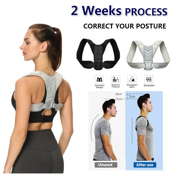 Medical Adjustable Clavicle Posture Corrector Men Woemen Upper Back Brace  Shoulder Lumbar Support Belt Corset Posture Correction