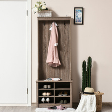 brown, cube, entryway, Wooden