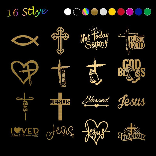 Christian Stickers  Christian stickers, God sticker, Phone case stickers