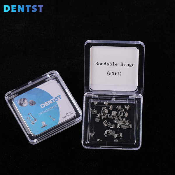 50pcs Dental Orthodontic Bondable Hinge Tongue Tamers Lingual spikes Wish
