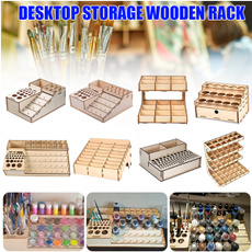 Box, Art Supplies, storagerack, Wooden