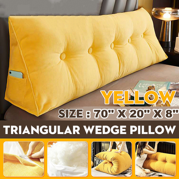 triangular bed pillow