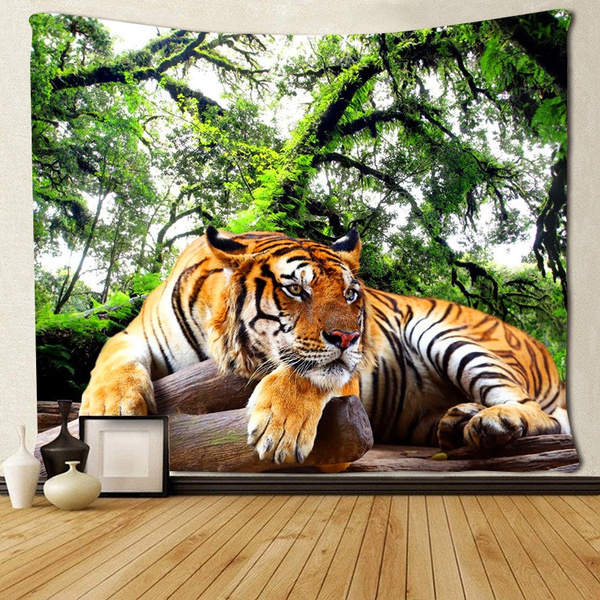 Tiger king tapestry new arrivals