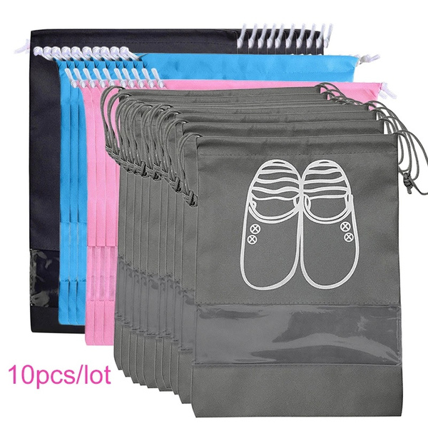 Portable Travel Waterproof Shoes Storage Bags Tote Pouch Zip