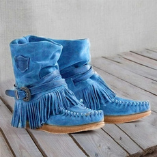 Tassels, Womens Boots, Winter, cottonboot