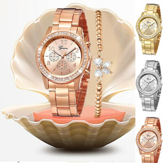 패션, rosegoldwatch, gold, Bracelet Watch