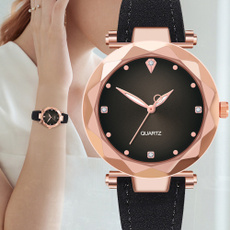 quartz, Ladies Fashion, Ladies Watches, Clock
