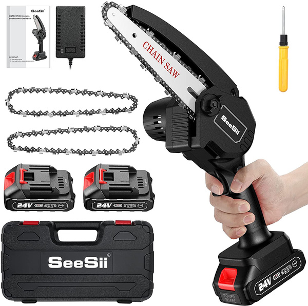 Lowest Price: 6-inch Mini Chainsaw, SeeSii Cordless