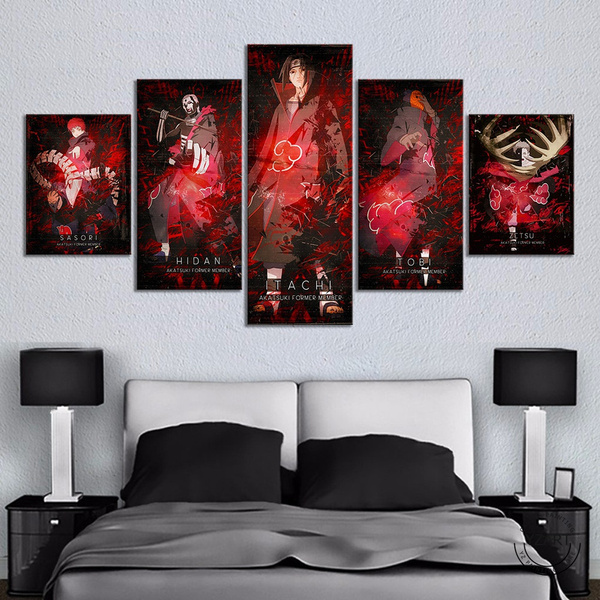 Naruto Uzumaki wall art shippuden akatsuki chibi anime wall décor