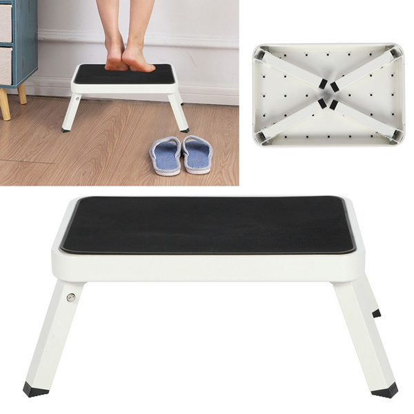 Folding Metal Stepping Stool Small Foot Step Stool Non Slip Shower ...