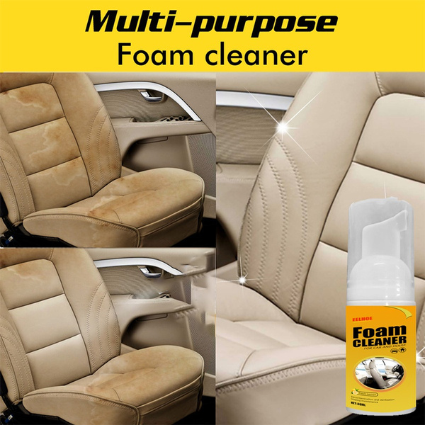 30ML Multifunctional Foam Cleaner Supplies Car Interior Strong  Decontamination Ceiling Leather Seat Cleaner Foam Cleaner Car Cleaner
