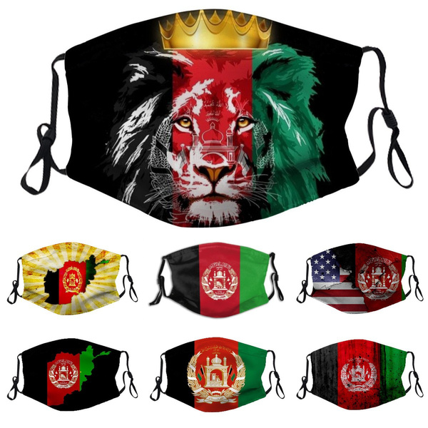 Afghanistan Flag National Flags Unisex Face Mask Reusable Neck Gaiters  Bandanas Windproof Face Cover Scarf Shield Adult Face Masks Washable  Breathable with 2 Filters | Wish