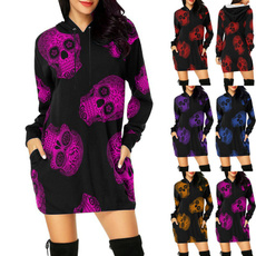 blouse, halloween hoody, Fashion, skull