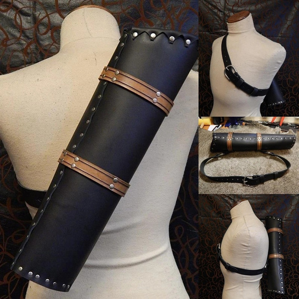 New Shoulder-back(Back Quiver) Design High Quality Medieval Leather ...