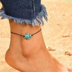Turtle, beachankletchain, Anklets, PC