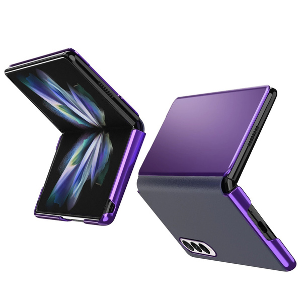 Samsung Galaxy Z Fold 3 5G Flip Case For Z Fold W22 Mirror Clear