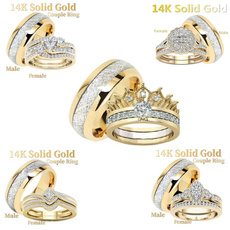 Steel, DIAMOND, gold, Engagement Ring