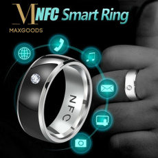 Couple Rings, Steel, nfc, digitalring