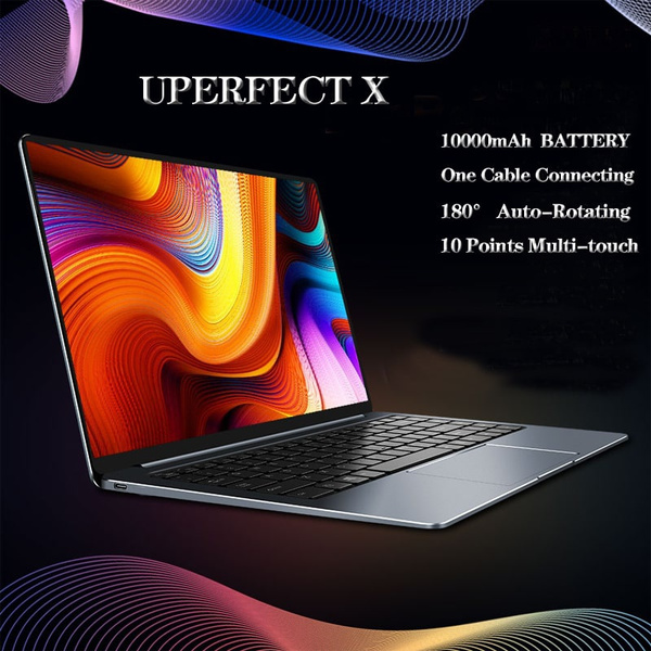 UPERFECT X True Portable Monitor W/ Keyboard Battery 13.3