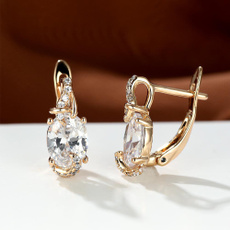 Hoop Earring, Jewelry, gold, 18 k