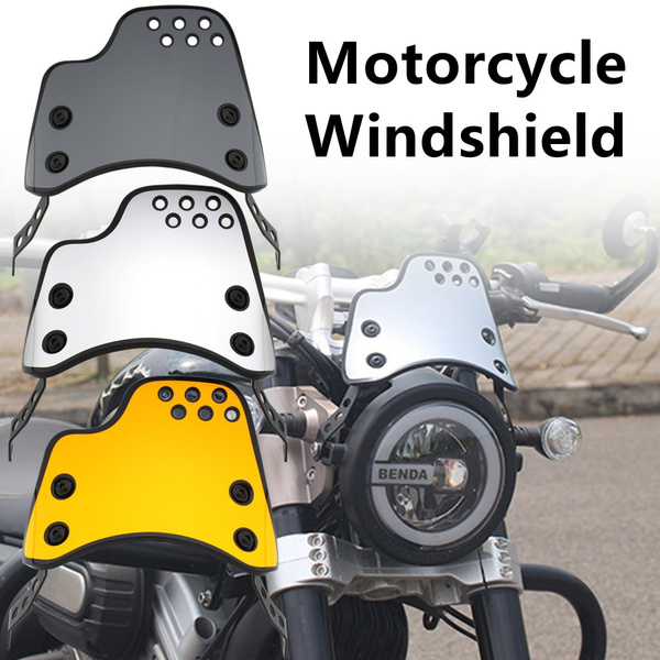 6.59.45" Motorcycle Universal Headlight Windshield Wind Deflector