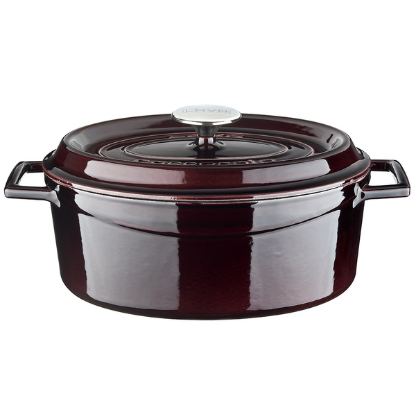 Meigui Enameled Cast Iron Dutch Oven Pre-Seasoned Pot with Lid & Handles, 4 Quart Enamel Coated Cookware Pot with Silicone Handles and