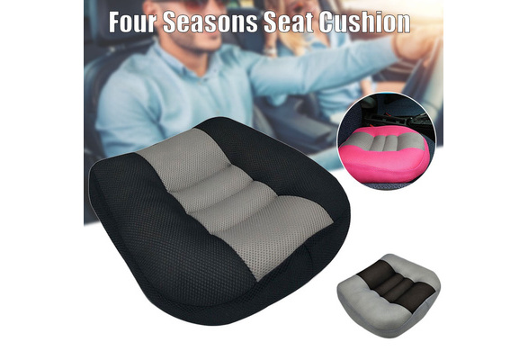 Car Booster Seat Cushion With Handle Breathable Mesh Height Boost Mat Seat  Pad Lift Seat For Car Office Home