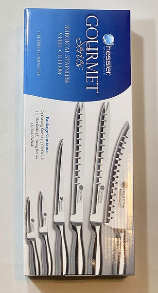 Hessler Gourmet Series Surgical Stainless Steel Cutlery - Set of 7