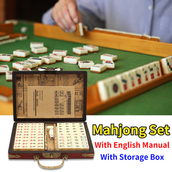 bamboo mahjong set