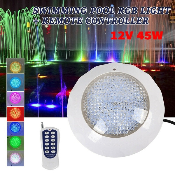 Floating Underwater RGB LED Pool Disco Light Glow Show Swimming Tub Spa