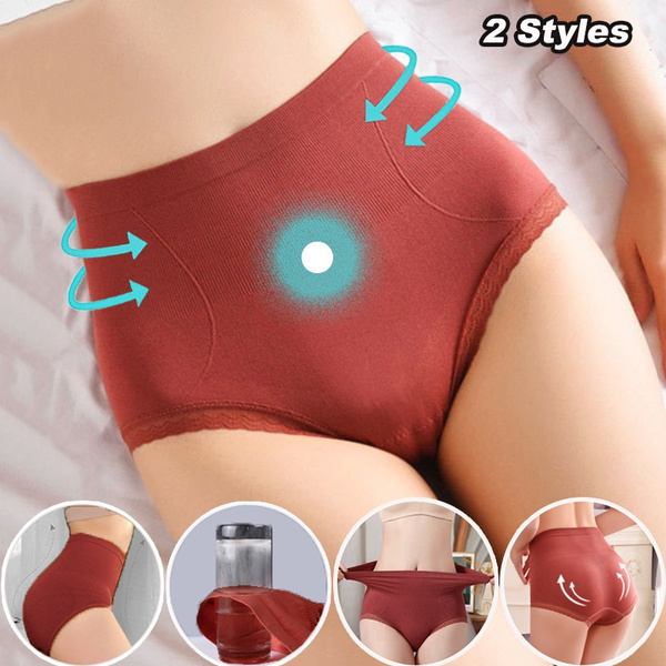 High Waist Women Shapers Slimming Cotton Tummy Control Knickers