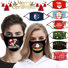 respiratormask, printedmask, Christmas, holidaymask